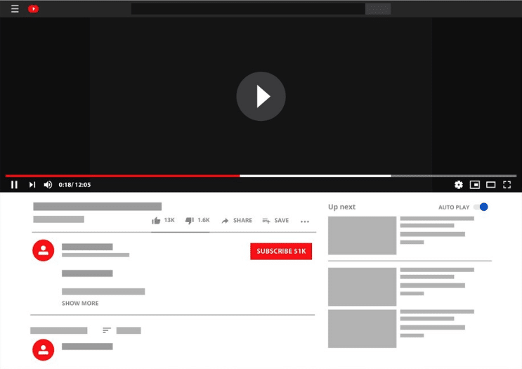 YouTube Video Illustration